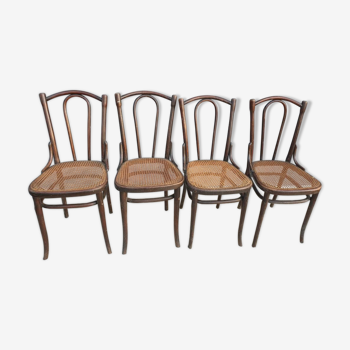 Series 4 chairs bistrot 1885 Thonet N°56