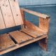 The Stijl Movement Dutch Pine Crate Chair attributed to Gerrit Rietveld, 1960s