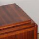 Art Deco walnut commode, French work, circa 1930-1940.