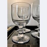 Large crystal beer or dessert glasses, 2 heights