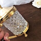 Candy box glass and brass