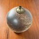 Mid-century modern ceramic oil lamp by Danish studio Aage Würtz, 1956.