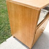 Meuble d'appoint , bar ou HI FI , pieds compas
