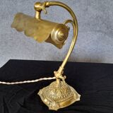 Brass desk lamp