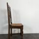 Set of 6 brutalist chairs