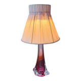 Val Saint Lambert violet lamp