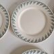 12 assiettes plates Choisy le Roi en terre de fer modèle 1212