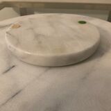 Vintage rotating top in Carrara marble 70s