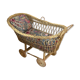 Christmas Pop-up 2022 -Vintage rattan doll stroller cradle
