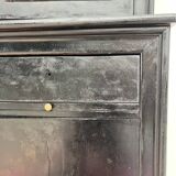 Sideboard - showcase 2 old body in blackened wood