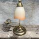 Tulip desk lamp, bedside lamp in brass and blown glass J.P Rycka