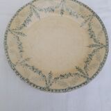 Assiette creuse en faïence de Creil & Montereau service mignon Labrador diam 23 cm