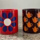 Set 2 mugs vintage West Germany céramique