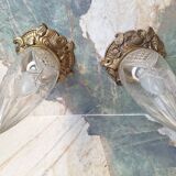 Paires de plafonniers art déco, luminaires anciens