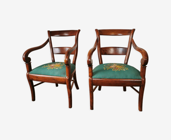 Paire de fauteuils Louis Philippe