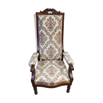 Voltaire chair in mahogany