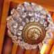 Lustre pampilles corbeille