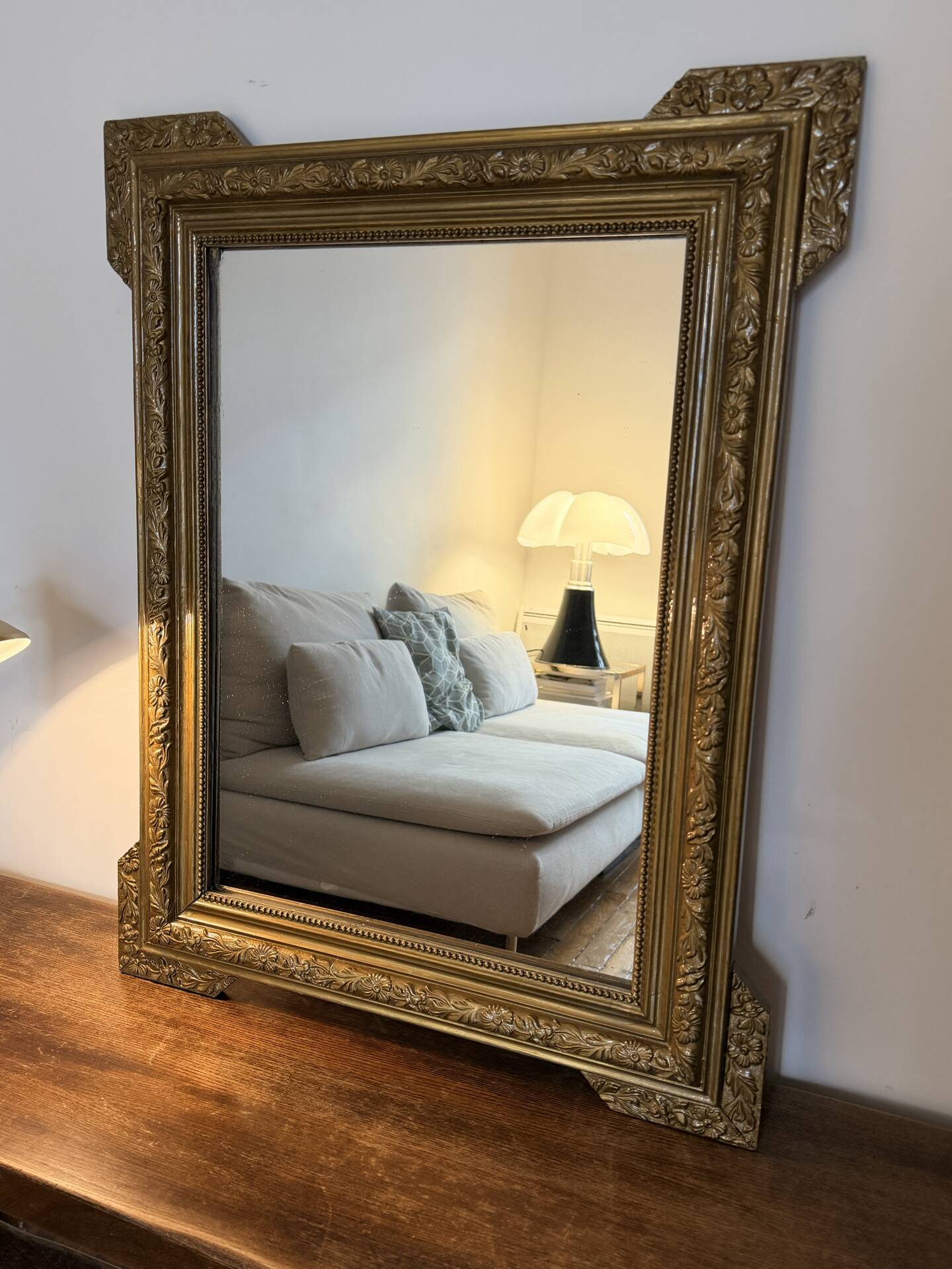 Miroir Napolitain doré - 56xH73cm