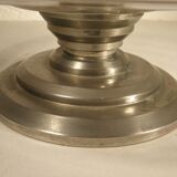 Art deco cup in glass and metal