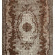 Handmade rustic anatolian 1980s 192 cm x 332 cm brown rug