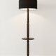 Charles Dudouyt solid oak reading lamp