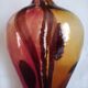 Vase soliflore Art Déco en verre de Murano, h - 36 cm.