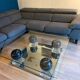 Table basse Roche Bobois en marbre – pièce vintage exclusive