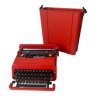 Machine à écrire Valentine Rouge par Ettore Sottsass pour Olivetti, années 1960