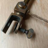 Old notary's lamp, screw-on banker's lamp