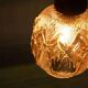 1970s brutalist glass pendant, vintage Swedish pendant.