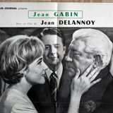 Original cinema poster "The Lock Baron" Gabin, Audiard, Simenon