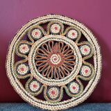 Vintage wicker trivets