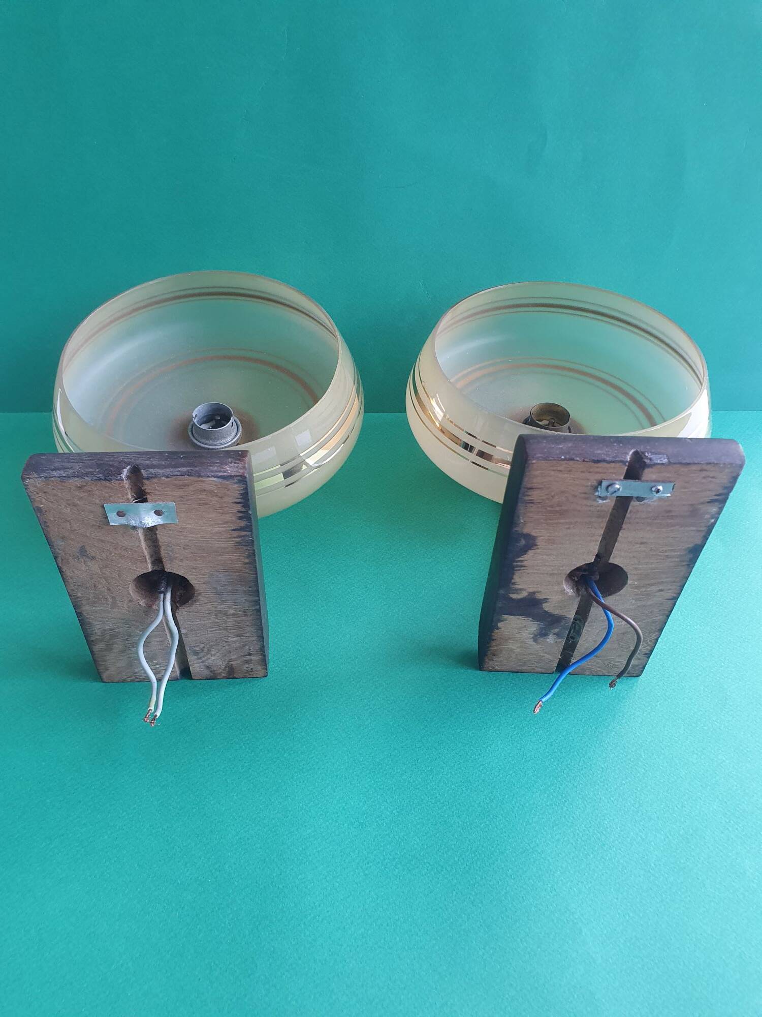 Pair of vintage wall sconces