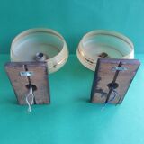 Pair of vintage wall sconces