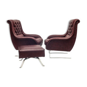 Paire de fauteuils Varam - ottoman