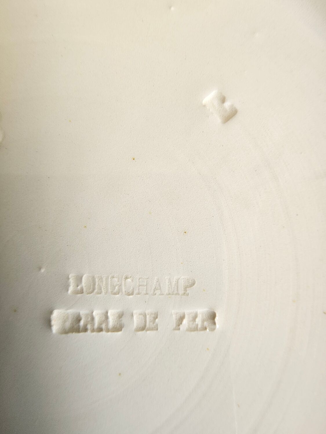 Lot plates, compotier, dish longchamp daisies iron earth