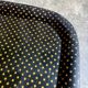 Napoleon III tray in black enamelled sheet metal with gold stars
