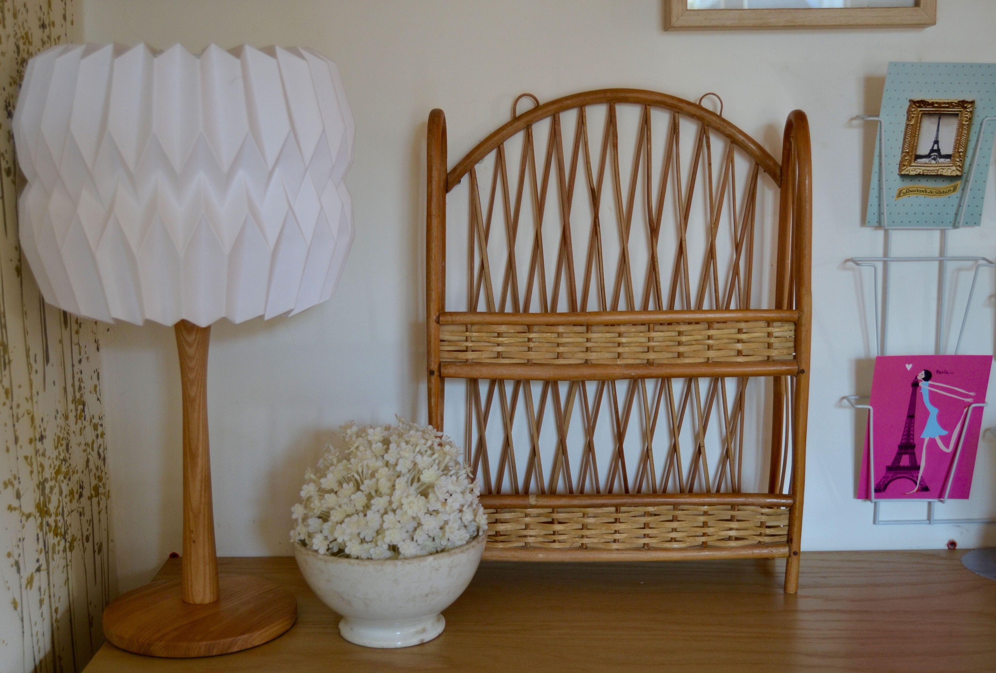 Rattan & wicker shelf
