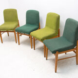 Mid century Dining Chairs by Miroslav Navrátil, 1960s, Set of 4