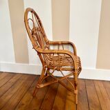 Rattan armchair for children