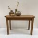 Petit banc en chêne de style art déco