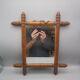 Miroir bambou ancien