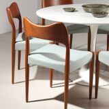 4 Arne Hovmand Olsen teak chairs