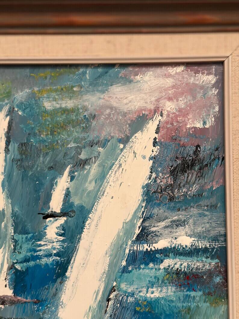 Original Swedish Oil on Panel – “Sailboats” by Bertil Thorell,  Signed