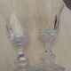 Sevred crystal glasses