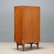 Vintage walnut veneer commode, design, Italy, 1950s