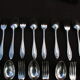 Ménagère entremet 24 pieces art deco goldsmith deetjen - forks/spoons