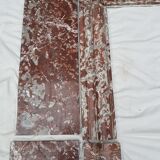 Fireplace in red marble from Languedoc
