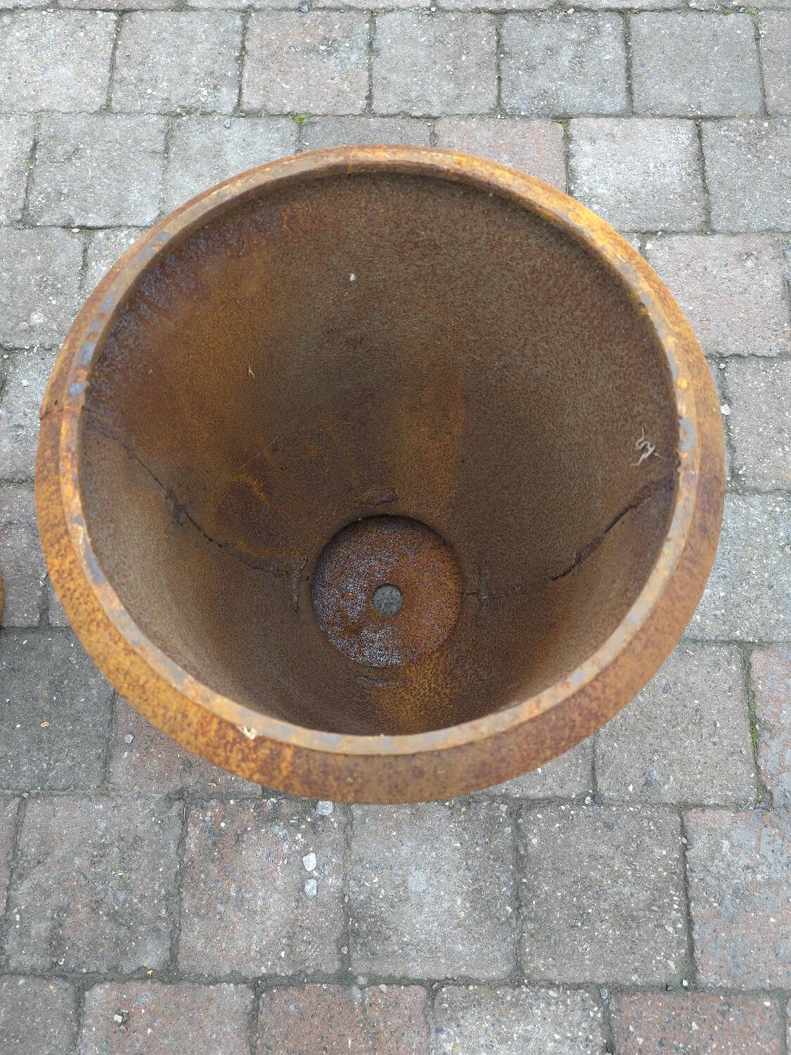 Vase anduse en fonte