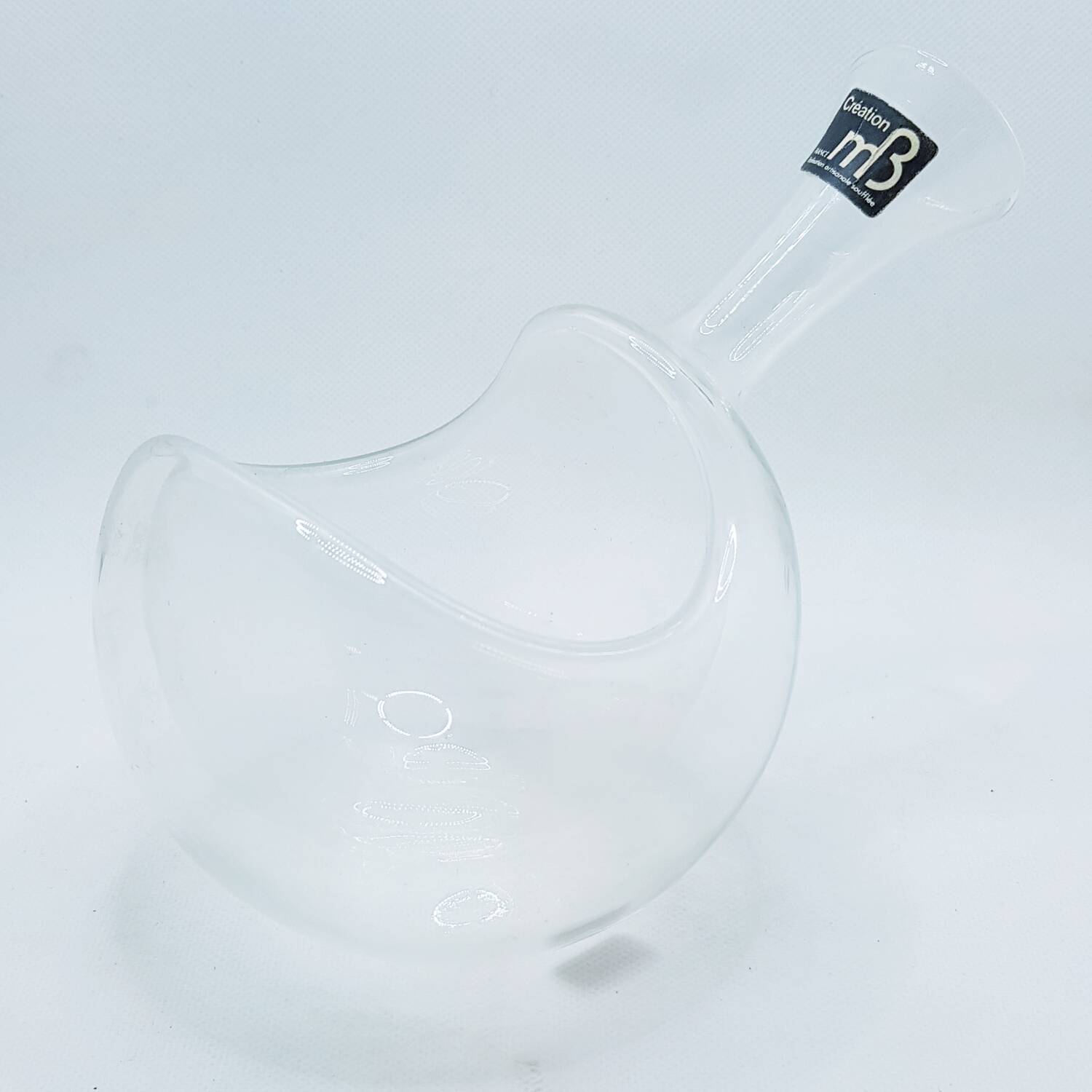 Hand blown chiller decanter